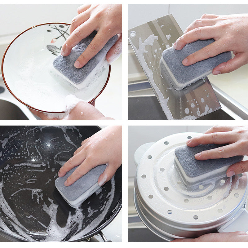 Double-sided Cleaning Sponges Household Scouring Pad Kit