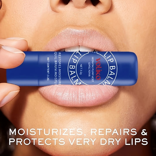 Lip Balm [3pcs/6pcs/9pcs] Voliko Nourishing Moisturizing Lip Balm with Vitamin E / Chamomile