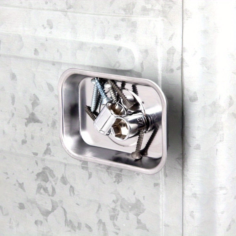 Hyper Tough 2pcs Magnetic Aluminum Tray Set New 2.55x3.66x0.54 0.44lb