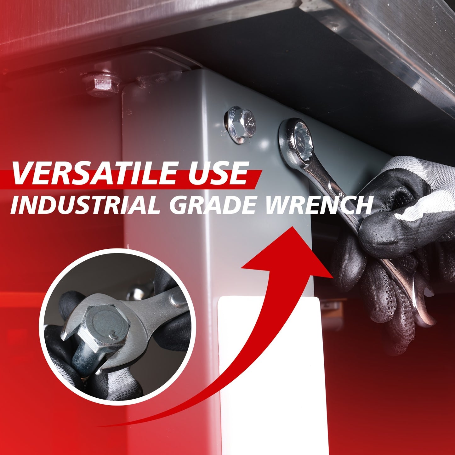 Wrenches / 12pcs Metric/12pcs SAE/24pcs All-Purpose Master Combination Wrench Set, SAE 1/4" to 7/8" Metric 11mm to 231mm Perfect for General Household, Garage, College Dormitory, Car Emergency, Boat and Much More