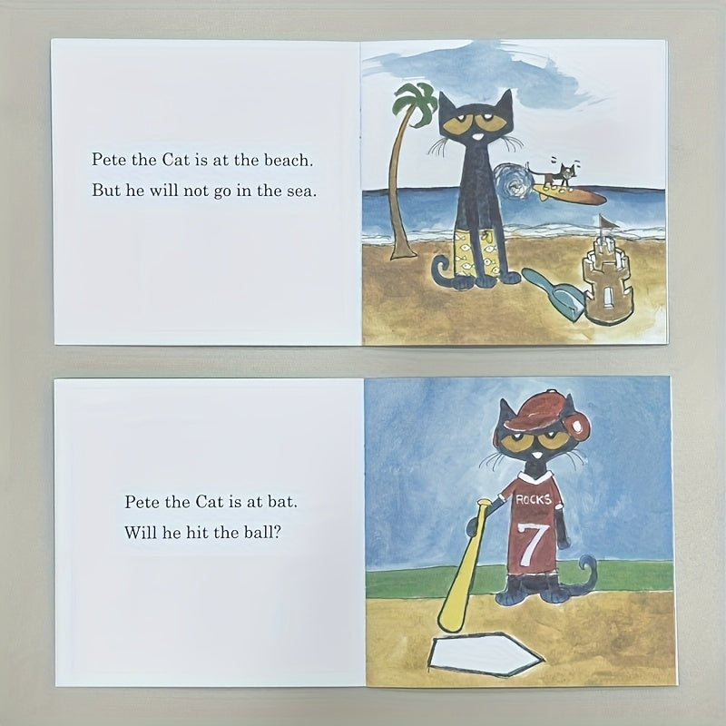 Toys / 12 Books phonics learning book - Vowels, English Picture Pocket Book Bedtime Story Reading. Educational Book for Early Readers, birthday gift, school, family language development.