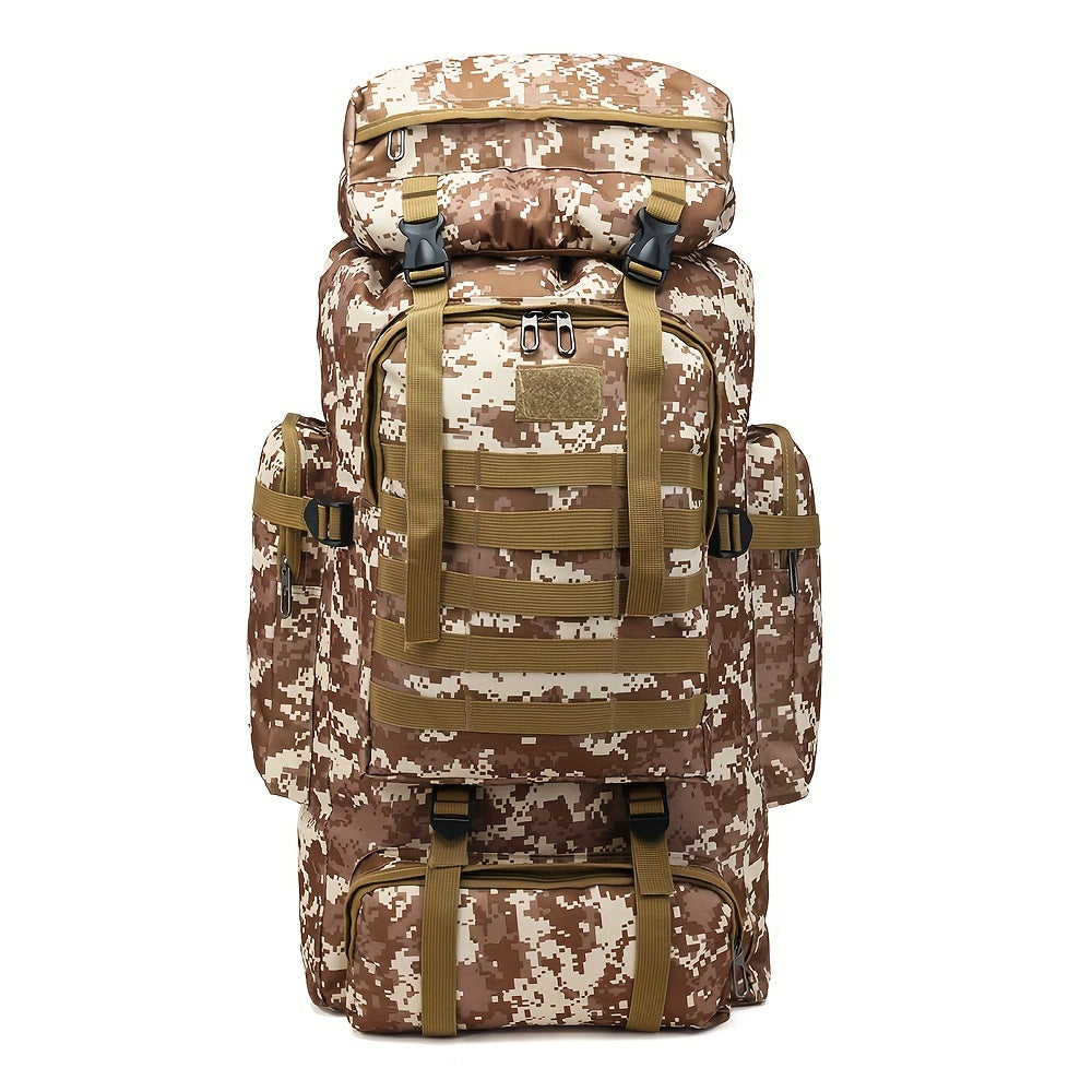 Outdoor Sport Backpack, Large Capacity Outdoor Hikingbag, Camouflage Backpack For Camping Traveling